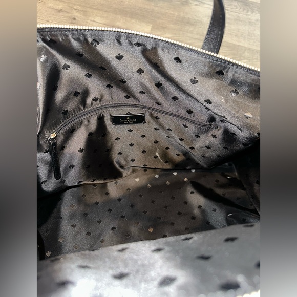 Like new Kate spade Wilson road Carmella quilted black nylon travel bag - Picture 10 of 14